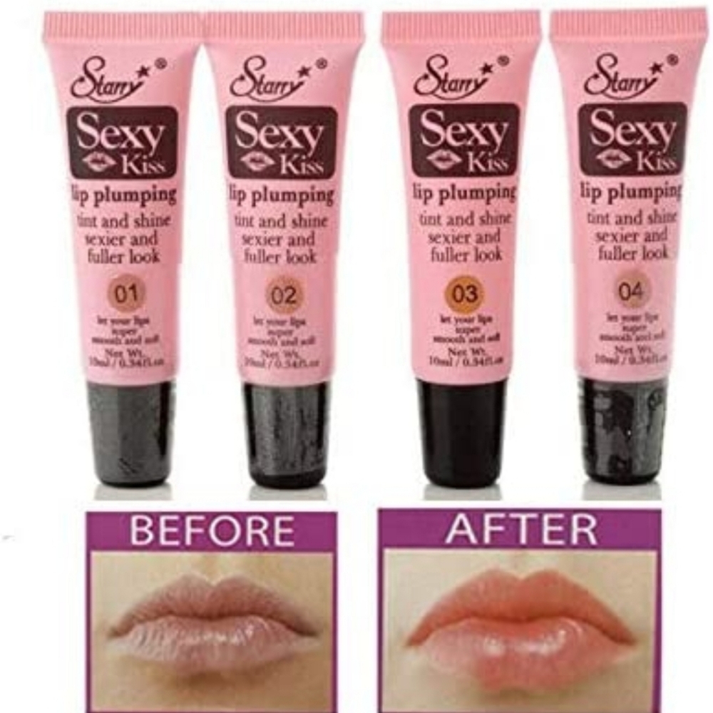 SEXY KISS LIP PLUMPING GLOSS TINT AND SHINE 4 PIECES